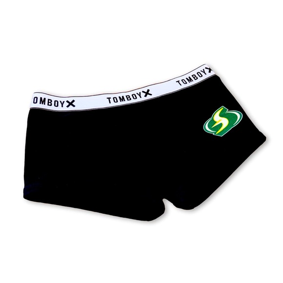 TOMBOYX boy shorts 2.5” BLK—1-4X SEATTLE STORM - Picture 1 of 4